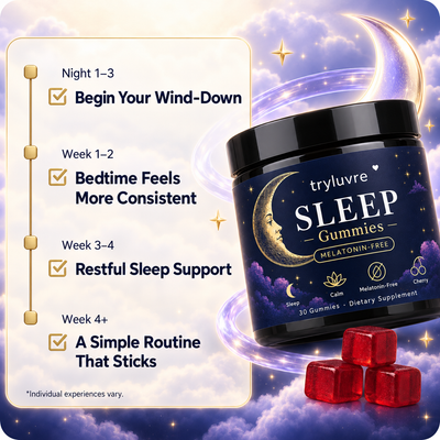 Melatonin-Free Sleep Gummies | tryluvre tryluvre