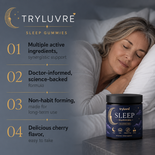 Melatonin-Free Sleep Gummies | tryluvre