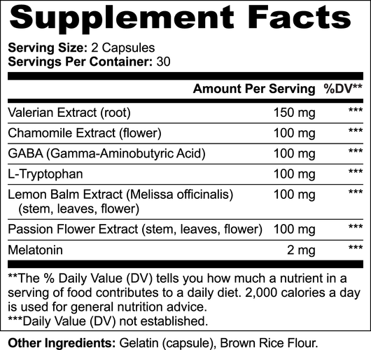 Sleep Formula — Deep Sleep Capsules